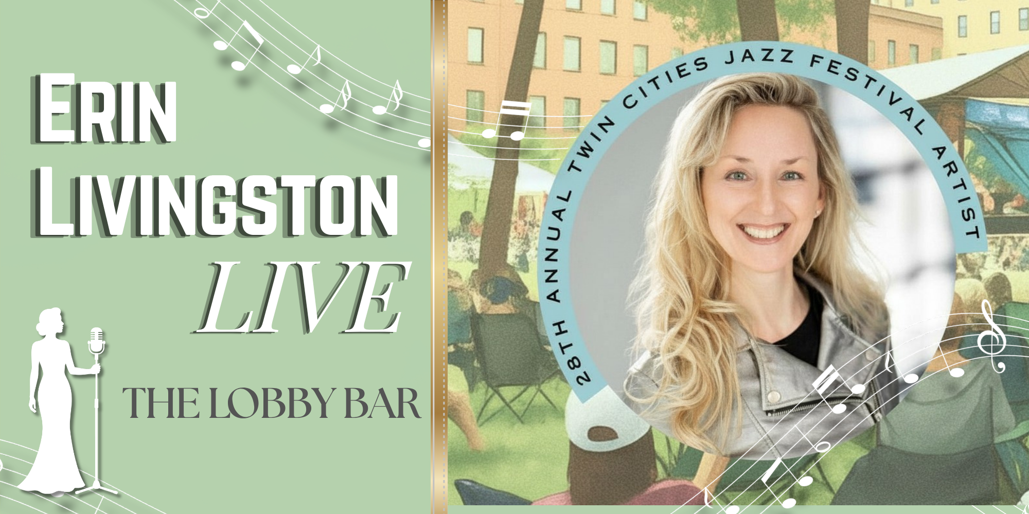 Erin Livingston LIve at The Saint Paul Hotel June 19 & 20, 2026