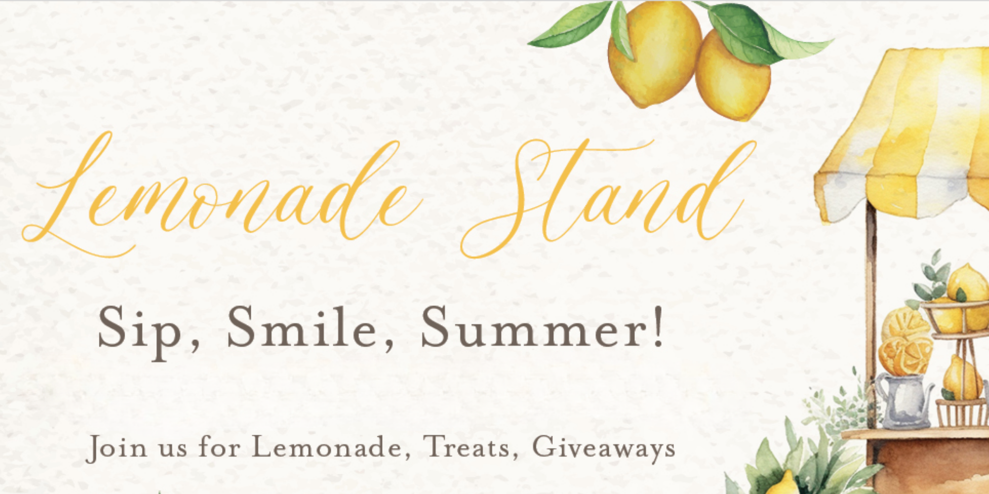 Lemonade Stand at The Saint Paul Hotel | June