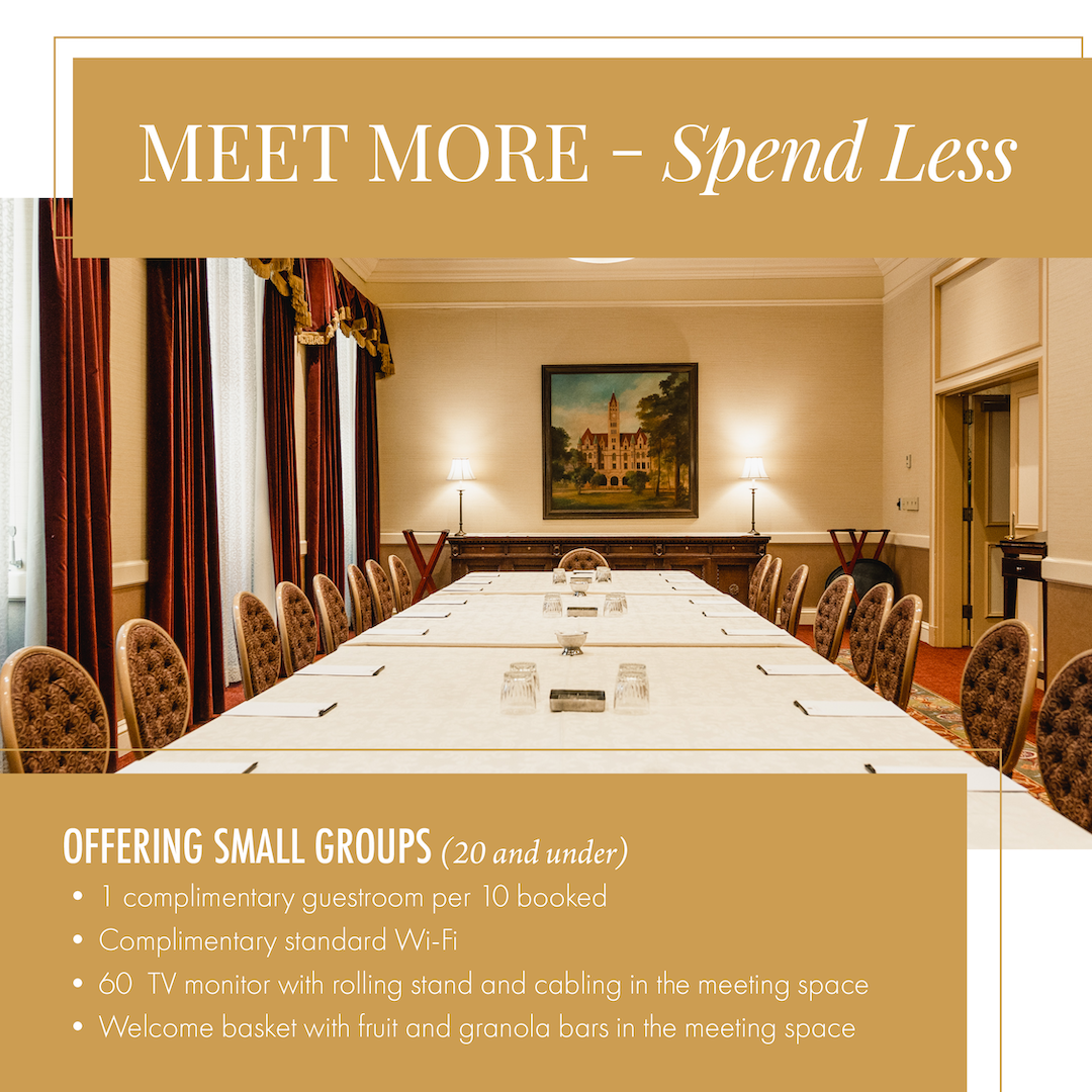 Small Groups | Meeting Space Promotion